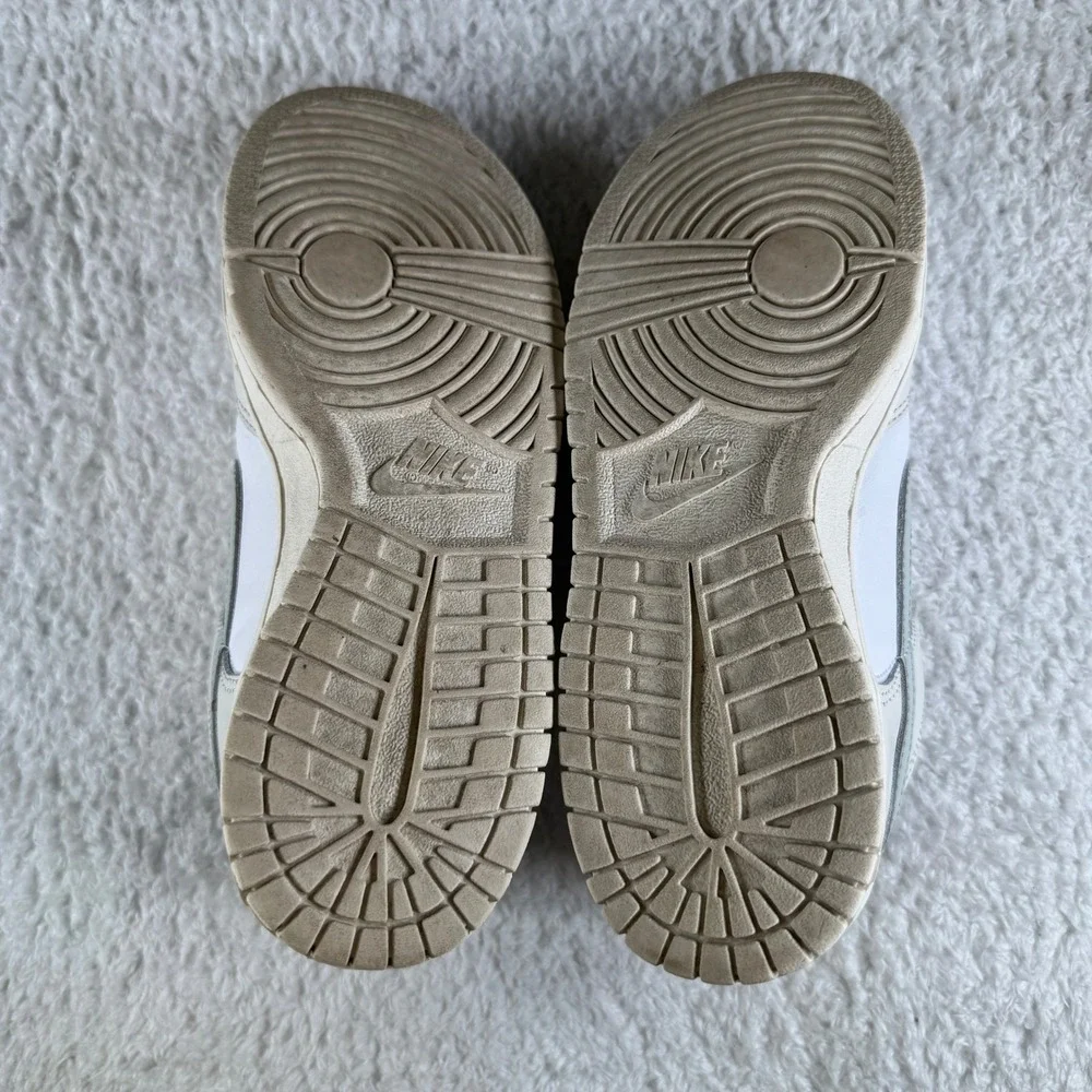 Size 5.5 Y / 7 Women's - Nike Dunk Low GS Phantom Silver White Shoes Sneaker